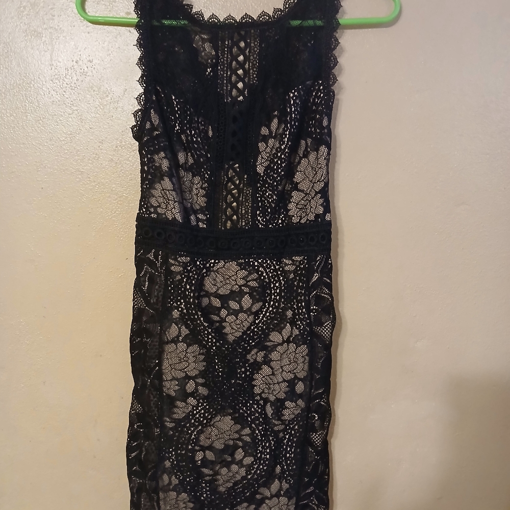 black dress